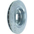 227.63064R by STOPTECH - StopTech Select Sport Drilled and Slotted Brake Rotor; Rear Right