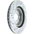 227.63067L by STOPTECH - StopTech Select Sport Drilled and Slotted Brake Rotor; Front Left