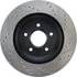 127.62060R by STOPTECH - StopTech Sport Drilled & Slotted Brake Rotor; Front Right