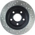 127.62064CL by STOPTECH - StopTech Sport Cryo Drilled & Slotted Brake Rotor; Rear Left