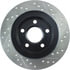 127.62064CR by STOPTECH - StopTech Sport Cryo Drilled & Slotted Brake Rotor; Rear Right