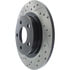 127.62064CR by STOPTECH - StopTech Sport Cryo Drilled & Slotted Brake Rotor; Rear Right