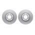 Dynamic Friction Company 4002-27012 Disc Brake Rotor Set Brake Rotors - GEOSPEC Coated