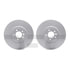 4512-11073 by DYNAMIC FRICTION COMPANY - GEOSPEC Coated Rotors with 5000 Brake Pads - Ceramic and Hardware