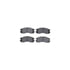 4512-13042 by DYNAMIC FRICTION COMPANY - GEOSPEC Coated Rotors with 5000 Brake Pads - Ceramic and Hardware
