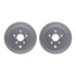 4512-13068 by DYNAMIC FRICTION COMPANY - GEOSPEC Coated Rotors with 5000 Brake Pads - Ceramic and Hardware