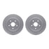 4512-13073 by DYNAMIC FRICTION COMPANY - GEOSPEC Coated Rotors with 5000 Brake Pads - Ceramic and Hardware