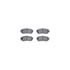 4512-13079 by DYNAMIC FRICTION COMPANY - GEOSPEC Coated Rotors with 5000 Brake Pads - Ceramic and Hardware
