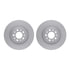 4512-16005 by DYNAMIC FRICTION COMPANY - GEOSPEC Coated Rotors with 5000 Brake Pads - Ceramic and Hardware