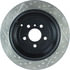 127.35090L by STOPTECH - StopTech Sport Drilled & Slotted Brake Rotor; Rear Left