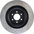 127.63056L by STOPTECH - StopTech Sport Drilled & Slotted Brake Rotor; Rear Left