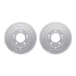 4512-21059 by DYNAMIC FRICTION COMPANY - GEOSPEC Coated Rotors with 5000 Brake Pads - Ceramic and Hardware