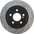 StopTech 127.35112R Disc Brake Rotor StopTech Sport Drilled & Slotted Brake Rotor; Rear Right