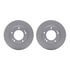 4512-21060 by DYNAMIC FRICTION COMPANY - GEOSPEC Coated Rotors with 5000 Brake Pads - Ceramic and Hardware