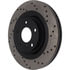 128.42080L by STOPTECH - StopTech Sport Cross Drilled Brake Rotor; Front Left