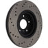 128.42080L by STOPTECH - StopTech Sport Cross Drilled Brake Rotor; Front Left