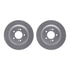 4512-21078 by DYNAMIC FRICTION COMPANY - GEOSPEC Coated Rotors with 5000 Brake Pads - Ceramic and Hardware