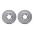 4512-21079 by DYNAMIC FRICTION COMPANY - GEOSPEC Coated Rotors with 5000 Brake Pads - Ceramic and Hardware