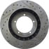 127.37020CR by STOPTECH - StopTech Sport Cryo Drilled & Slotted Brake Rotor; Front Right