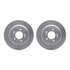 4512-21084 by DYNAMIC FRICTION COMPANY - GEOSPEC Coated Rotors with 5000 Brake Pads - Ceramic and Hardware