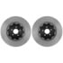 81.193.9942 by STOPTECH - StopTech Two-Piece Zinc Coated AeroRotor and Hat Pair; Drilled
