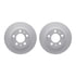 4512-27058 by DYNAMIC FRICTION COMPANY - GEOSPEC Coated Rotors with 5000 Brake Pads - Ceramic and Hardware