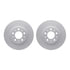 4512-27064 by DYNAMIC FRICTION COMPANY - GEOSPEC Coated Rotors with 5000 Brake Pads - Ceramic and Hardware