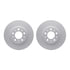 4512-27065 by DYNAMIC FRICTION COMPANY - GEOSPEC Coated Rotors with 5000 Brake Pads - Ceramic and Hardware