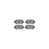 4512-27081 by DYNAMIC FRICTION COMPANY - GEOSPEC Coated Rotors with 5000 Brake Pads - Ceramic and Hardware