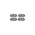 4512-27084 by DYNAMIC FRICTION COMPANY - GEOSPEC Coated Rotors with 5000 Brake Pads - Ceramic and Hardware