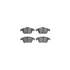 4512-27099 by DYNAMIC FRICTION COMPANY - GEOSPEC Coated Rotors with 5000 Brake Pads - Ceramic and Hardware