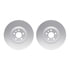 4512-27106 by DYNAMIC FRICTION COMPANY - GEOSPEC Coated Rotors with 5000 Brake Pads - Ceramic and Hardware