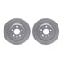 4512-27124 by DYNAMIC FRICTION COMPANY - GEOSPEC Coated Rotors with 5000 Brake Pads - Ceramic and Hardware