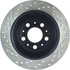 127.39025L by STOPTECH - StopTech Sport Drilled & Slotted Brake Rotor; Rear Left
