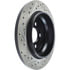 127.39025L by STOPTECH - StopTech Sport Drilled & Slotted Brake Rotor; Rear Left