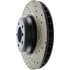 127.34093L by STOPTECH - StopTech Sport Drilled & Slotted Brake Rotor; Front Left