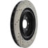 127.62076R by STOPTECH - StopTech Sport Drilled & Slotted Brake Rotor; Rear Right