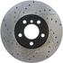 127.34098R by STOPTECH - StopTech Sport Drilled & Slotted Brake Rotor; Front Right