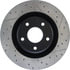 127.62085CL by STOPTECH - StopTech Sport Cryo Drilled & Slotted Brake Rotor; Front Left