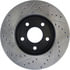 127.62095L by STOPTECH - StopTech Sport Drilled & Slotted Brake Rotor; Front Left