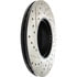 127.34108L by STOPTECH - StopTech Sport Drilled & Slotted Brake Rotor; Front Left