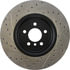 127.34124L by STOPTECH - StopTech Sport Drilled & Slotted Brake Rotor; Front Left
