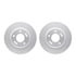 4512-03154 by DYNAMIC FRICTION COMPANY - GEOSPEC Coated Rotors with 5000 Brake Pads - Ceramic and Hardware