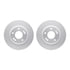 4512-03155 by DYNAMIC FRICTION COMPANY - GEOSPEC Coated Rotors with 5000 Brake Pads - Ceramic and Hardware