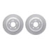4512-03158 by DYNAMIC FRICTION COMPANY - GEOSPEC Coated Rotors with 5000 Brake Pads - Ceramic and Hardware