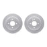 4512-03162 by DYNAMIC FRICTION COMPANY - GEOSPEC Coated Rotors with 5000 Brake Pads - Ceramic and Hardware