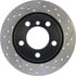 127.34137L by STOPTECH - StopTech Sport Drilled & Slotted Brake Rotor; Rear Left