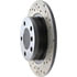 127.34137L by STOPTECH - StopTech Sport Drilled & Slotted Brake Rotor; Rear Left