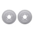 4512-03176 by DYNAMIC FRICTION COMPANY - GEOSPEC Coated Rotors with 5000 Brake Pads - Ceramic and Hardware