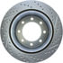 227.66050R by STOPTECH - StopTech Select Sport Drilled and Slotted Brake Rotor; Rear Right
